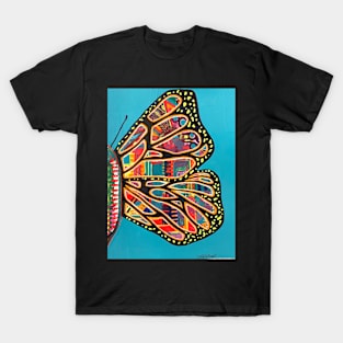 Butterfly in Aqua T-Shirt